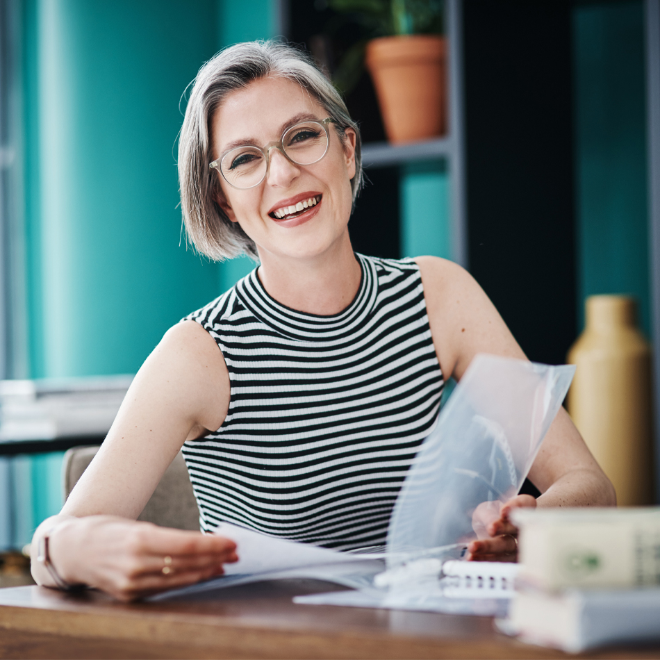 Photo of happy client